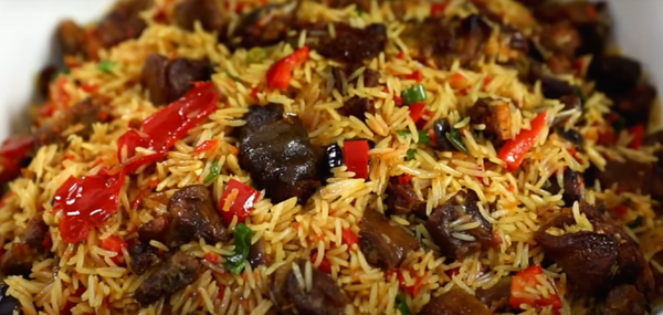 Goat Meat Fried Rice | Asun Fried Rice