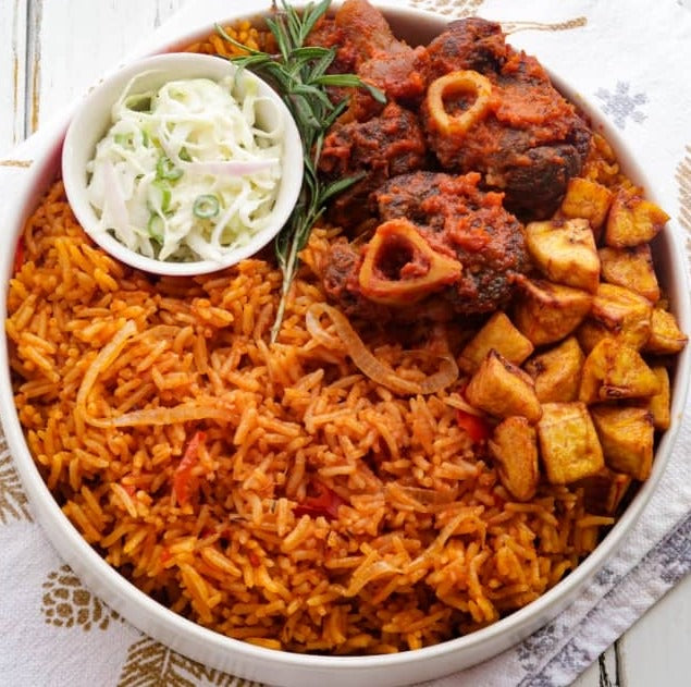 Jollof-Rice Goat Meat - Nigeria - Afro Asia 