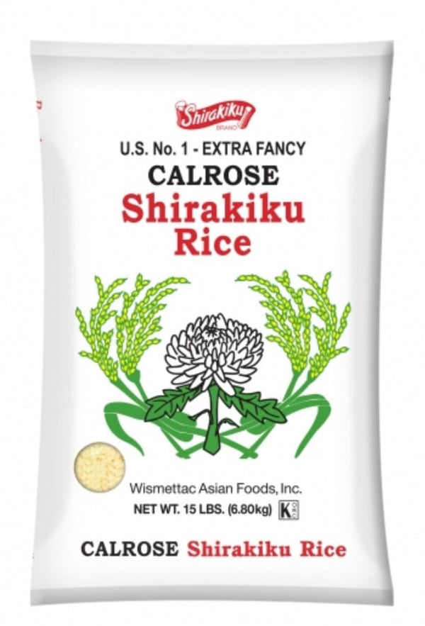 Rice Shirakiku Calrose 15Lbs