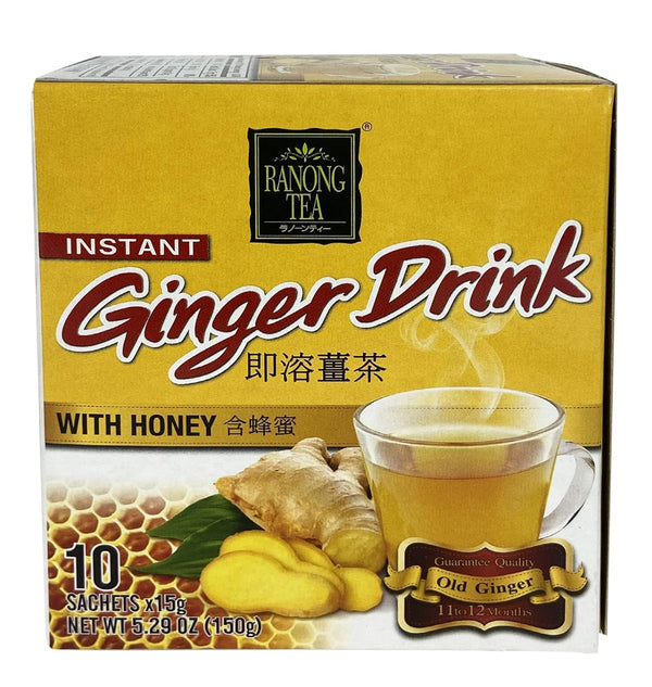 GINGER TEA 100% RANONG W/HONEY - AfroAsiaa