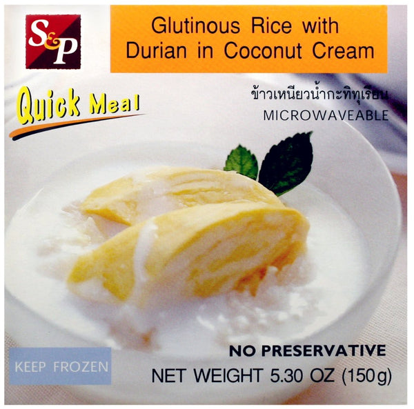 Glutinous Rice W/Durian in Coconut Cream - AfroAsiaa
