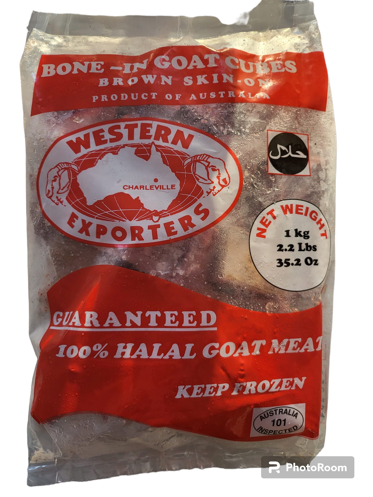 Goat Packaged Goat Meat with Skin | Halal | Free shipping