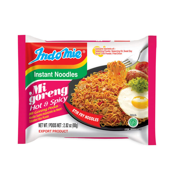 Hot & Spicy Fried Noodles (5 Packs) - AfroAsiaa