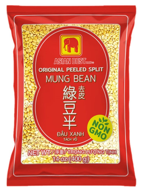 Peeled Split Mung Bean 14 oz - AfroAsiaa