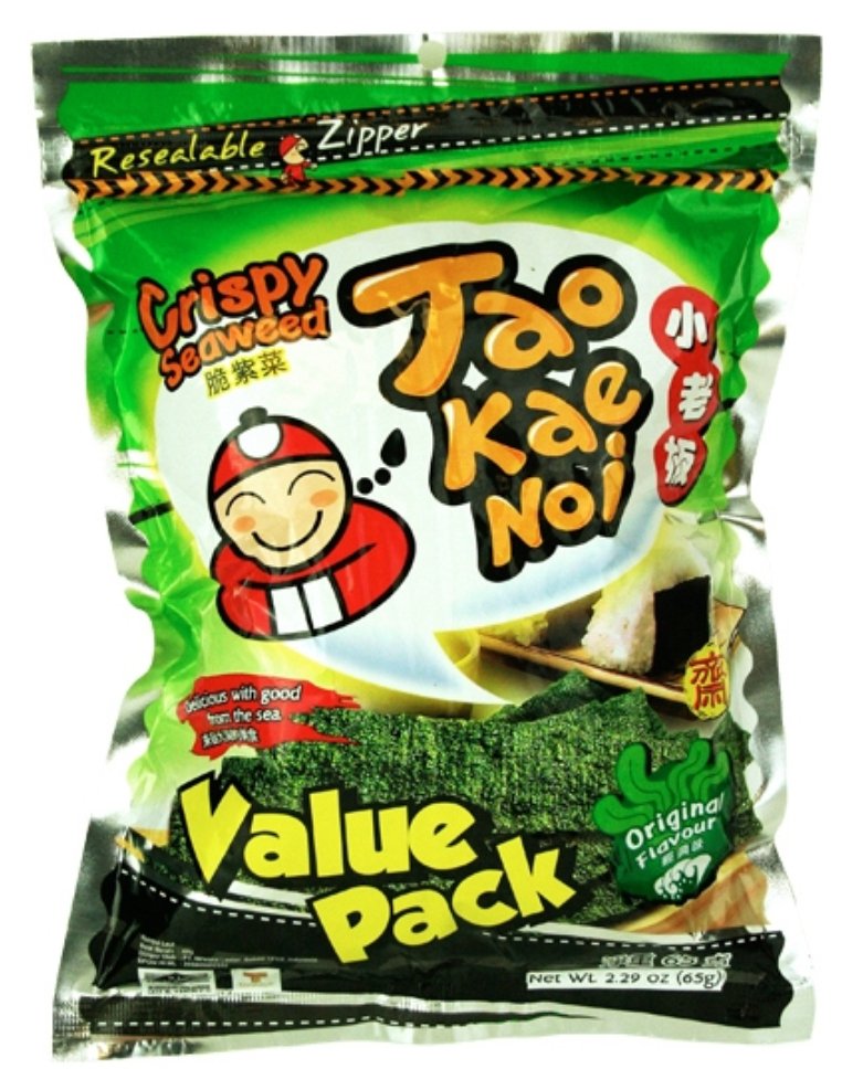 TAOKAENOI | Crispy Seaweed Original Flavor | 12 X 32g - AfroAsiaa