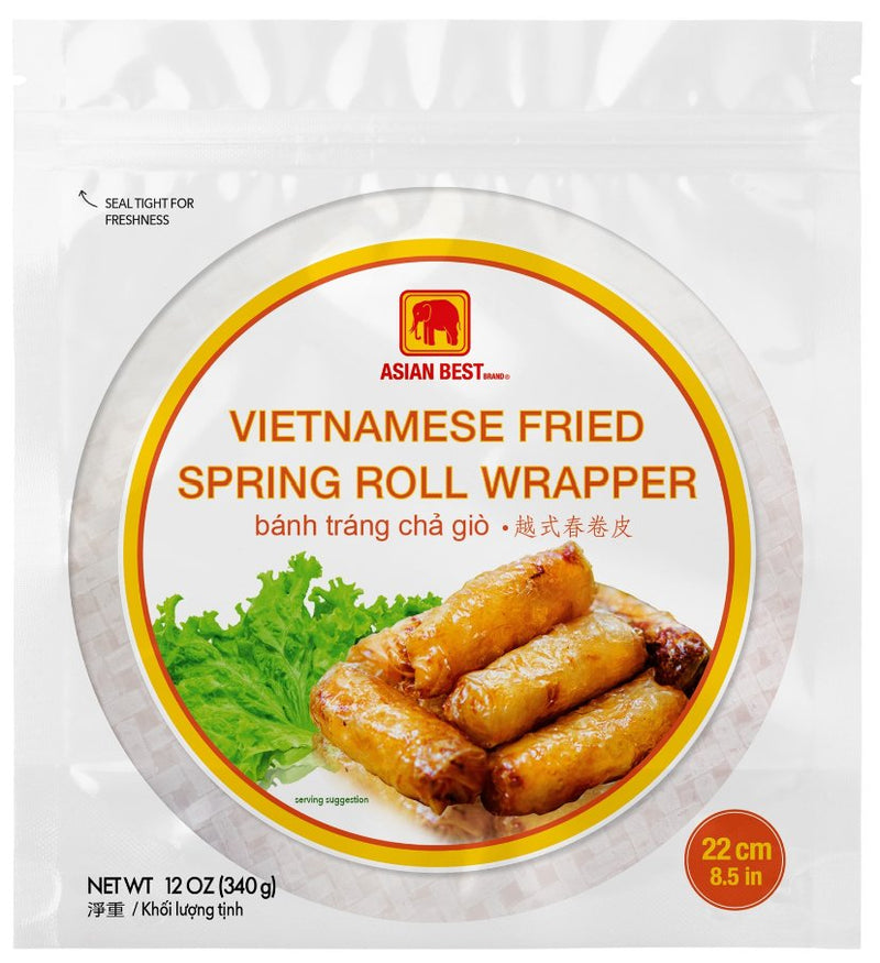 Vietnamese Fried Spring Roll Rice Wrapper (Round) 3 Packs - AfroAsiaa